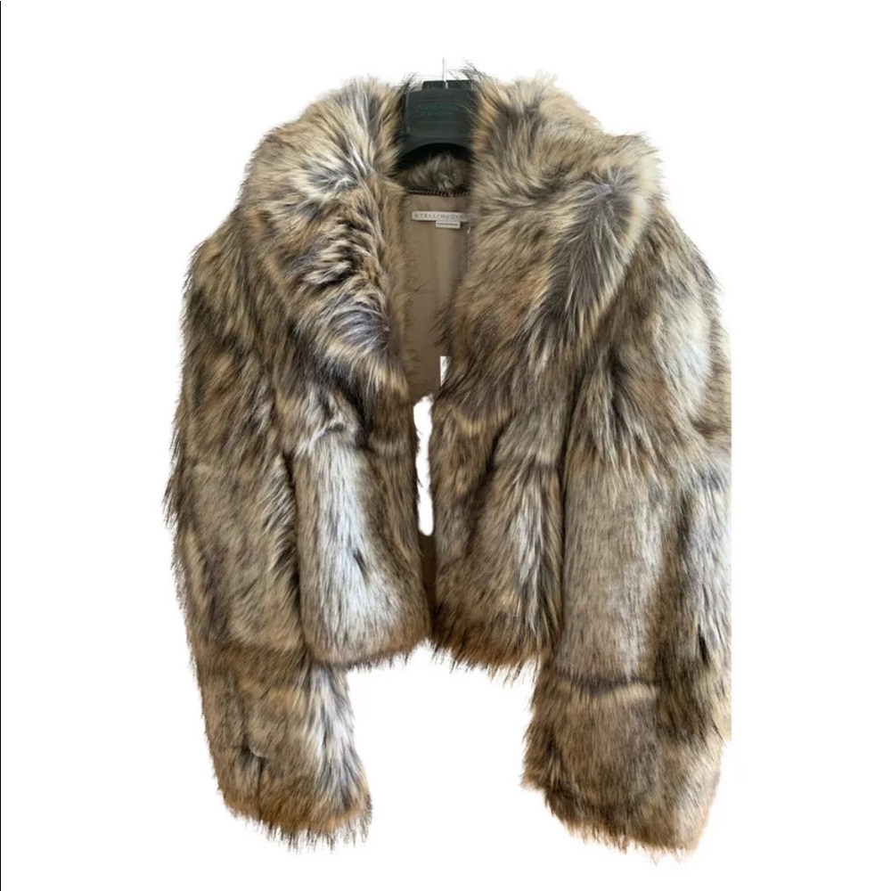 Like New Stella McCartney faux fur jacket